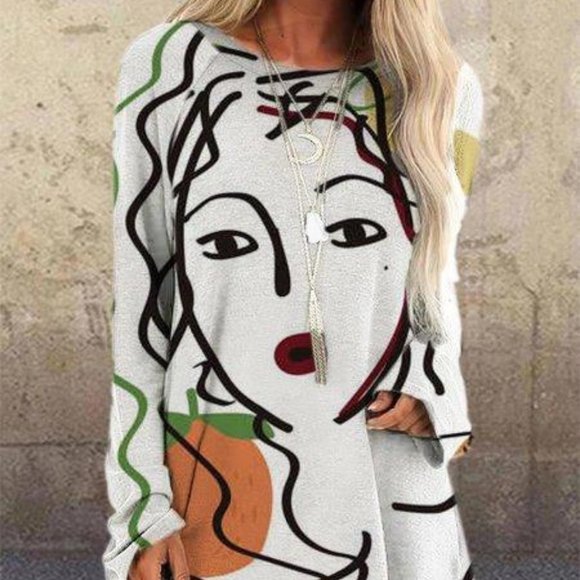 Wearable Art! Tops - After Christmas SALE Plus Size Wearable Art Tunic